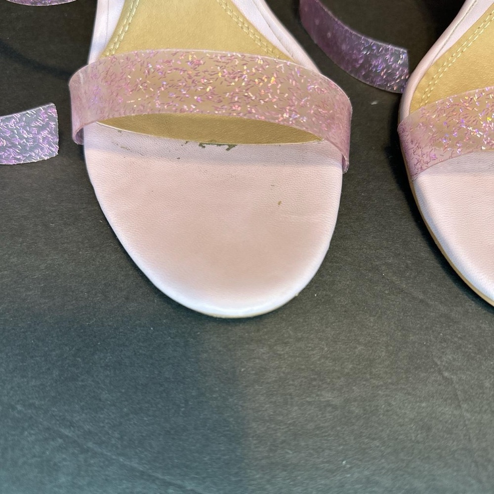 Missguided Glitter Strap Heels - Picture 4 of 4